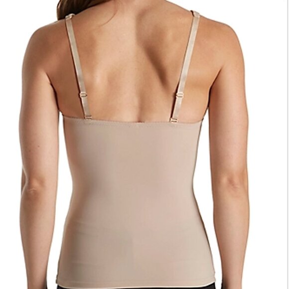 Rhonda Shear Womens Flirt Contour Cup Wire-Free Camisole ~ Black (XL) - Picture 10 of 14